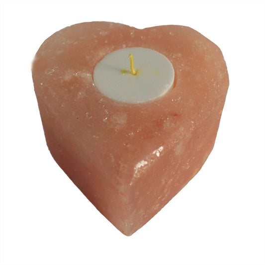 Himalayan Salt Tealight Holder - Small Heart