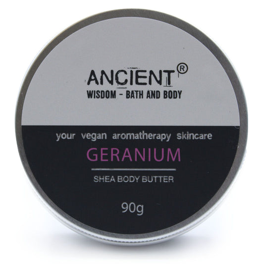 Manteca Corporal de Karité Aromaterapia 90g - Geranio
