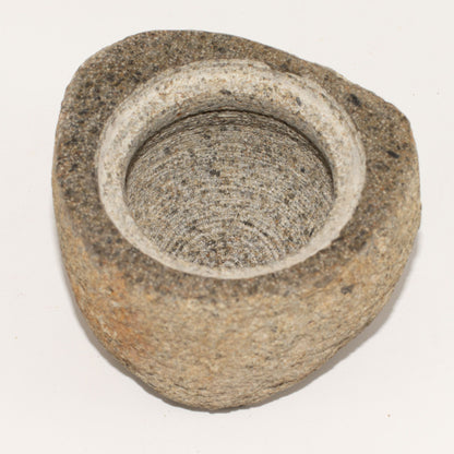 Maceta de enraizamiento con piedra de río natural - Mediano (aprox 12x8 cm)