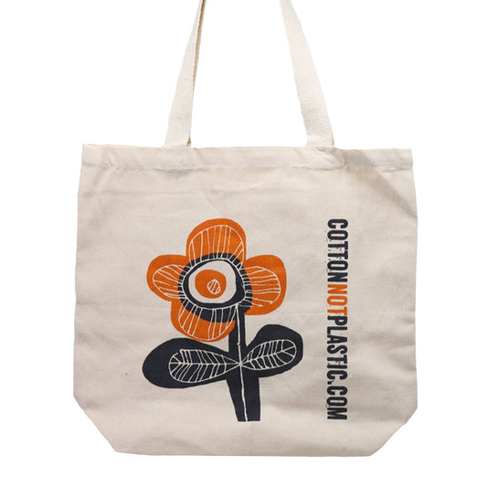 Flores - (4 diseños surtidos) | Bolsas Ecológico de Algodón | El Bazar de Tizar