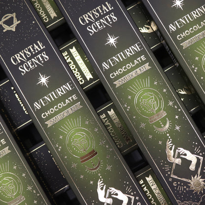 Incienso de purificación con aventurina cristal - Chocolate