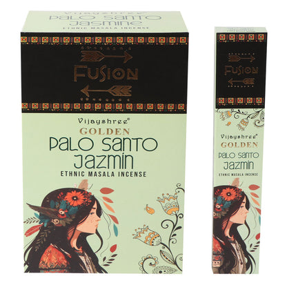 15g Palo Santo Dorado y Jazmín - Varillas de Incienso de Palo Santo