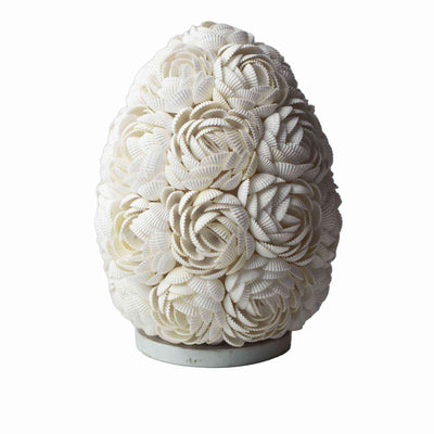 Boho Sea Shell Lamp - Oval Pink - 20cm