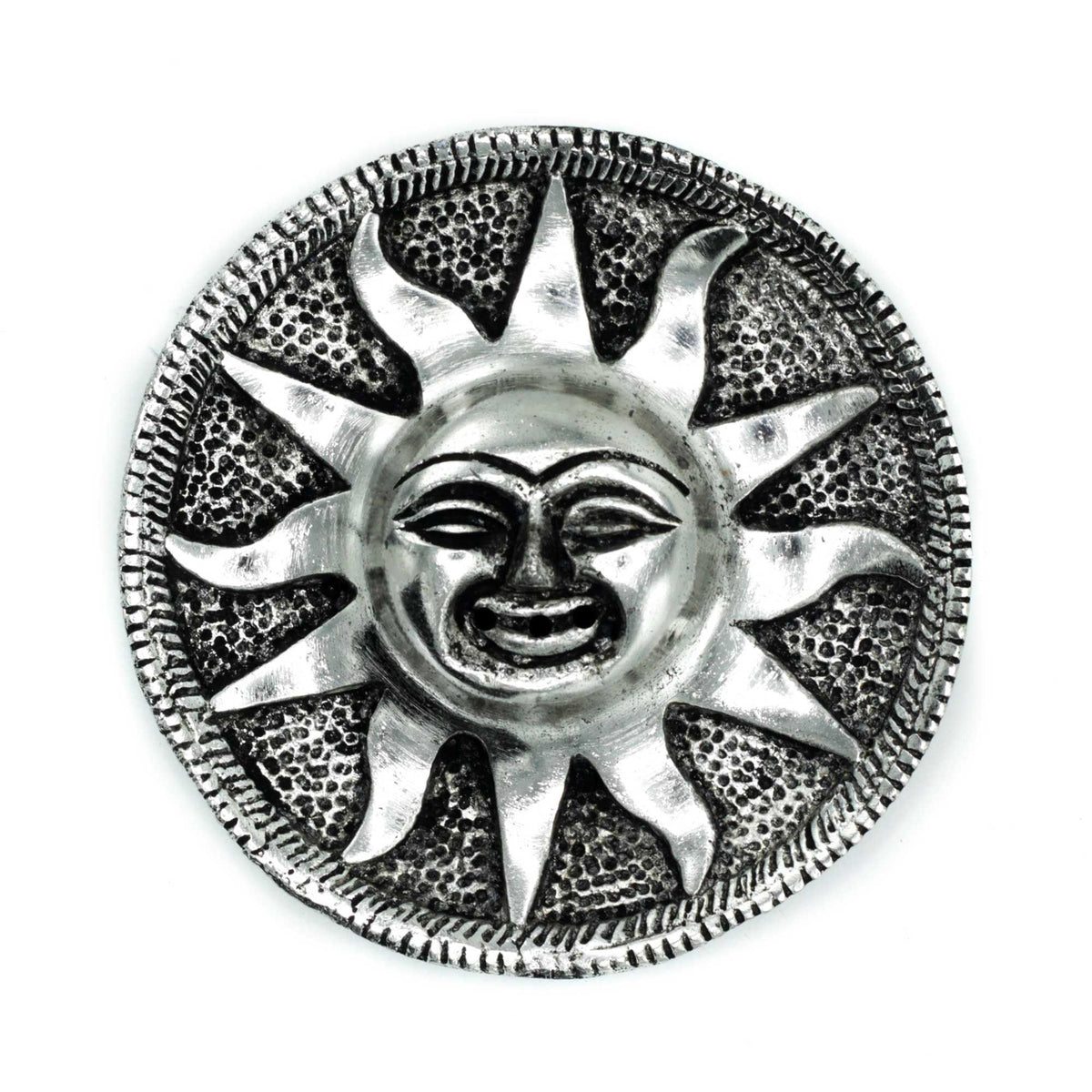 Porta Incienso Sol Aluminio Pulido 9m - Portainciensos de aluminio hechos a mano