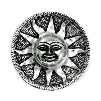 Porta Incienso Sol Aluminio Pulido 9m - Portainciensos de aluminio hechos a mano