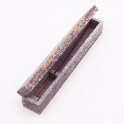 Caja para Incienso de Esteatita con Orificios para el Humo 25cm - Chakra - Porta incienso de esteatita