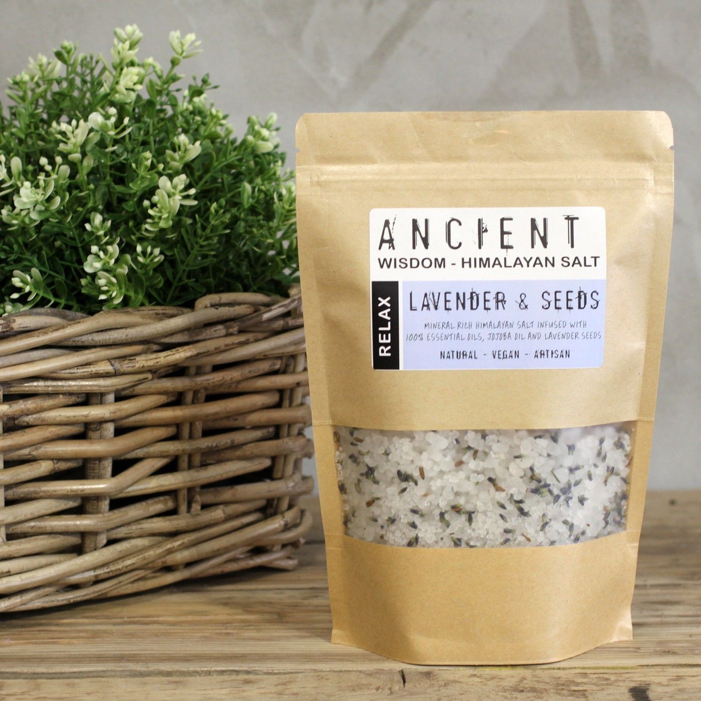 Mezcla de sal de baño del Himalaya - 500 g - Relajarse