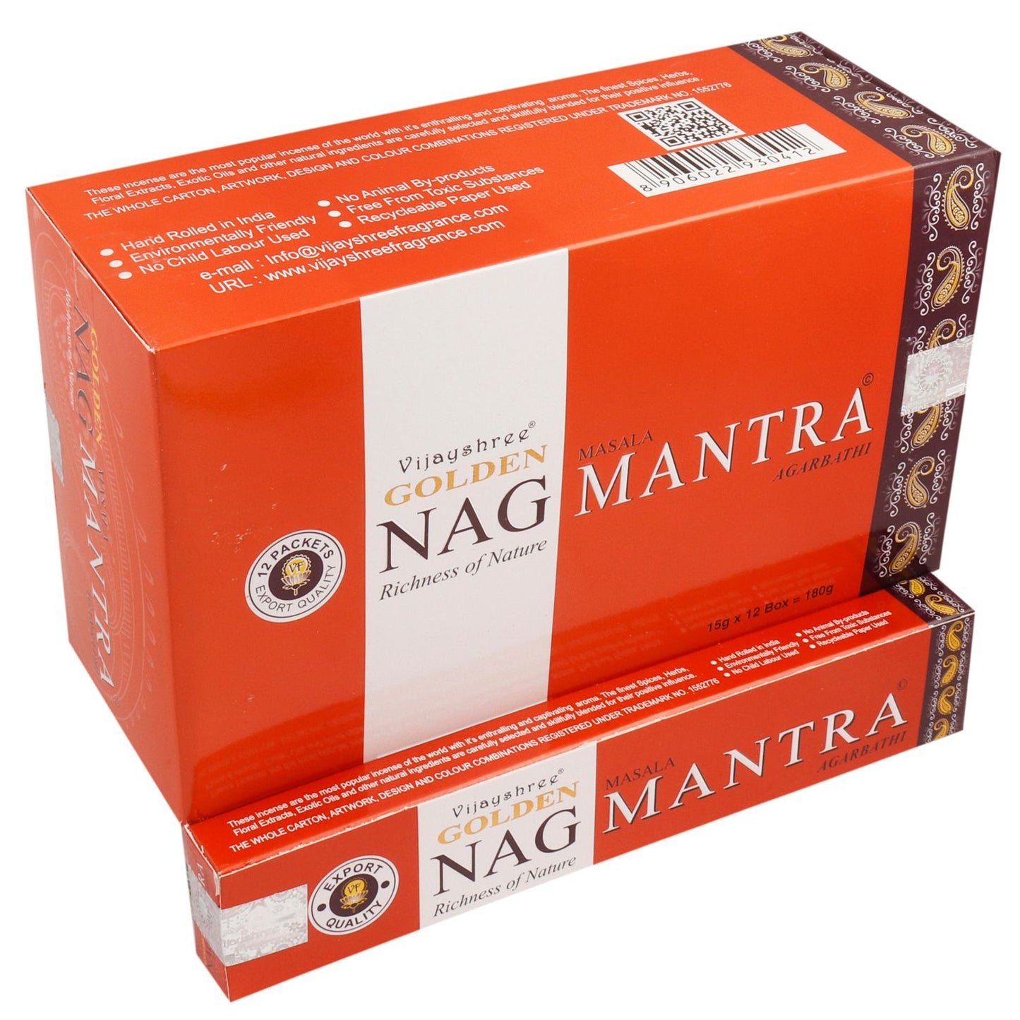 15g Incienso Dorado Nag - Mantra - Incienso Golden