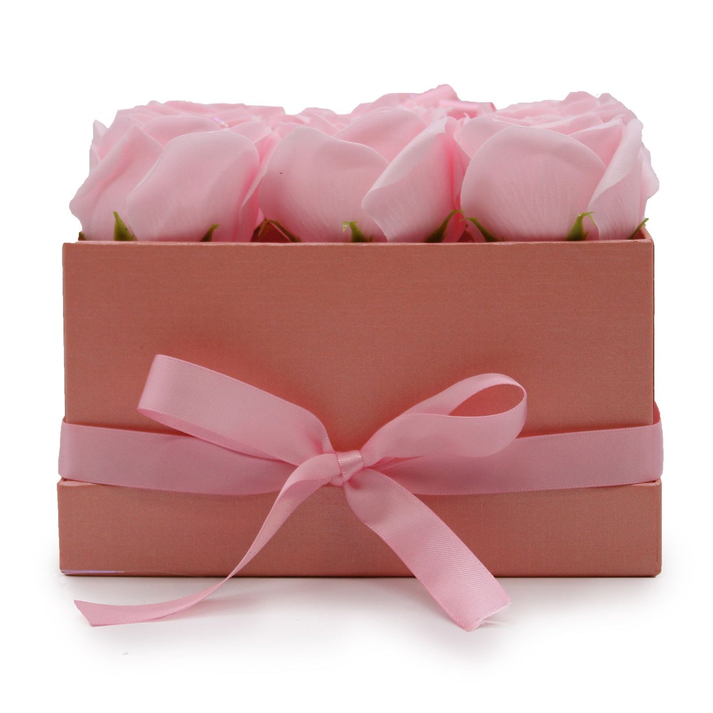 Caja de Regalo - Rosas de Jabón · 9 ud Rosa