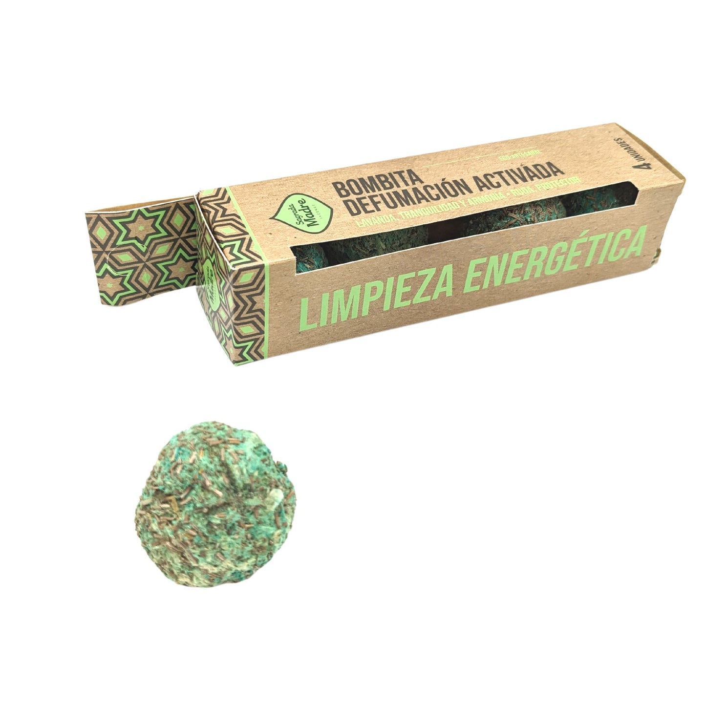 Caja de 4 Bombitas de Incienso Limpieza Energetica - Bombitas de Incienso Naturales