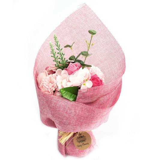 Ramo de Flores de Jabón Artesanal · Rosa