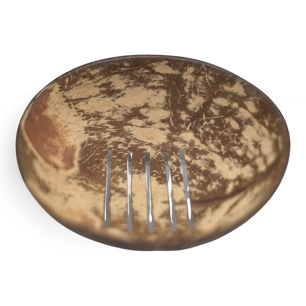 Jabonera de Coco Natural - Redonda - 11 cm