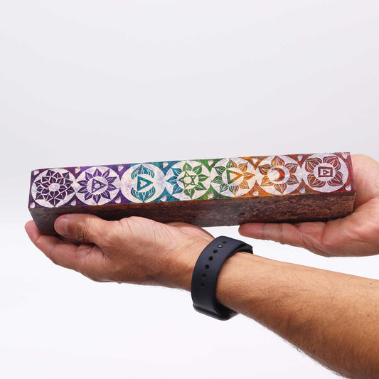 Caja para Incienso de Esteatita con Orificios para el Humo 25cm - Chakra - Porta incienso de esteatita