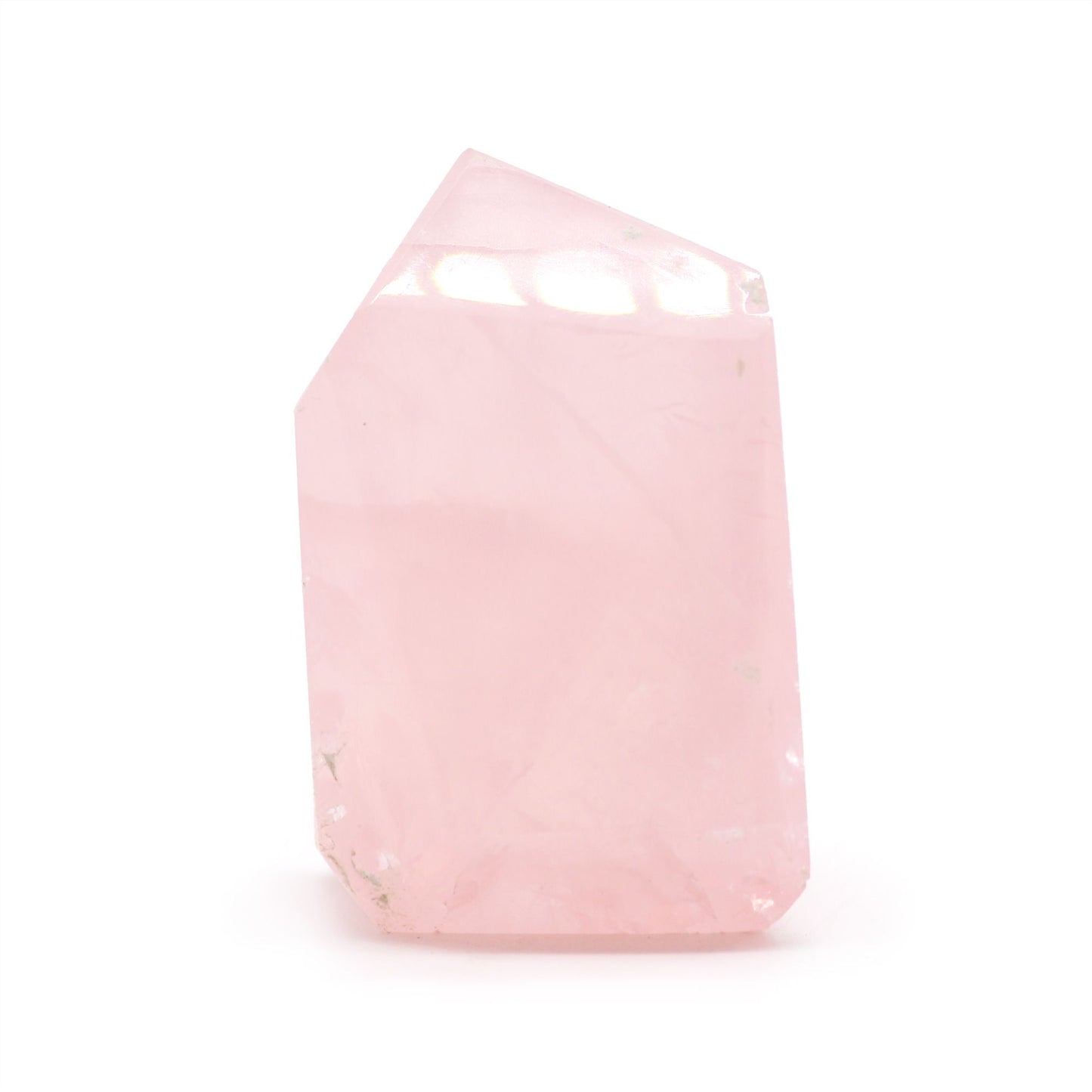 Puntas de gemas aproximadamente 6 cm (0,5 kg) - Cuarzo rosa indio (aproximadamente 8 piezas) - Puntas de Gemas