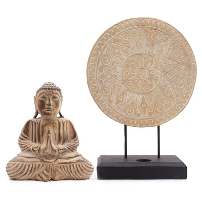 Feng Shui Buddha - Classic Mandala - Natural