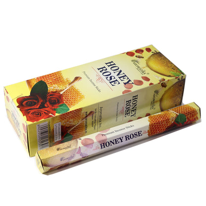 Incienso Hexagonal sin carbón Aromatika - Rosa Miel - Incienso Aromatika sin carbón, Ethically Sourced