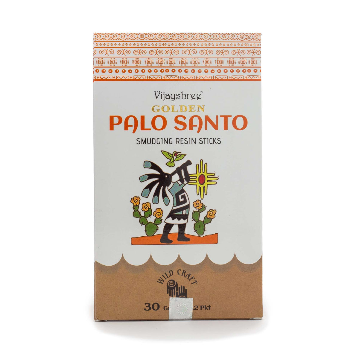 Varillas de resina para difuminar Palo Santo dorado de 30 g (6 unidades) - Varillas de resina para Defumar