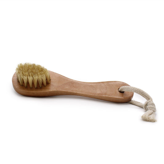 Exfoliating facial brush