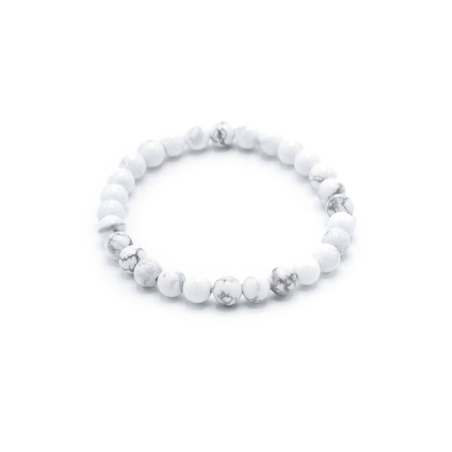 Pulsera de Manifestación de Piedras Preciosas - Jaspe Blanco - Paz