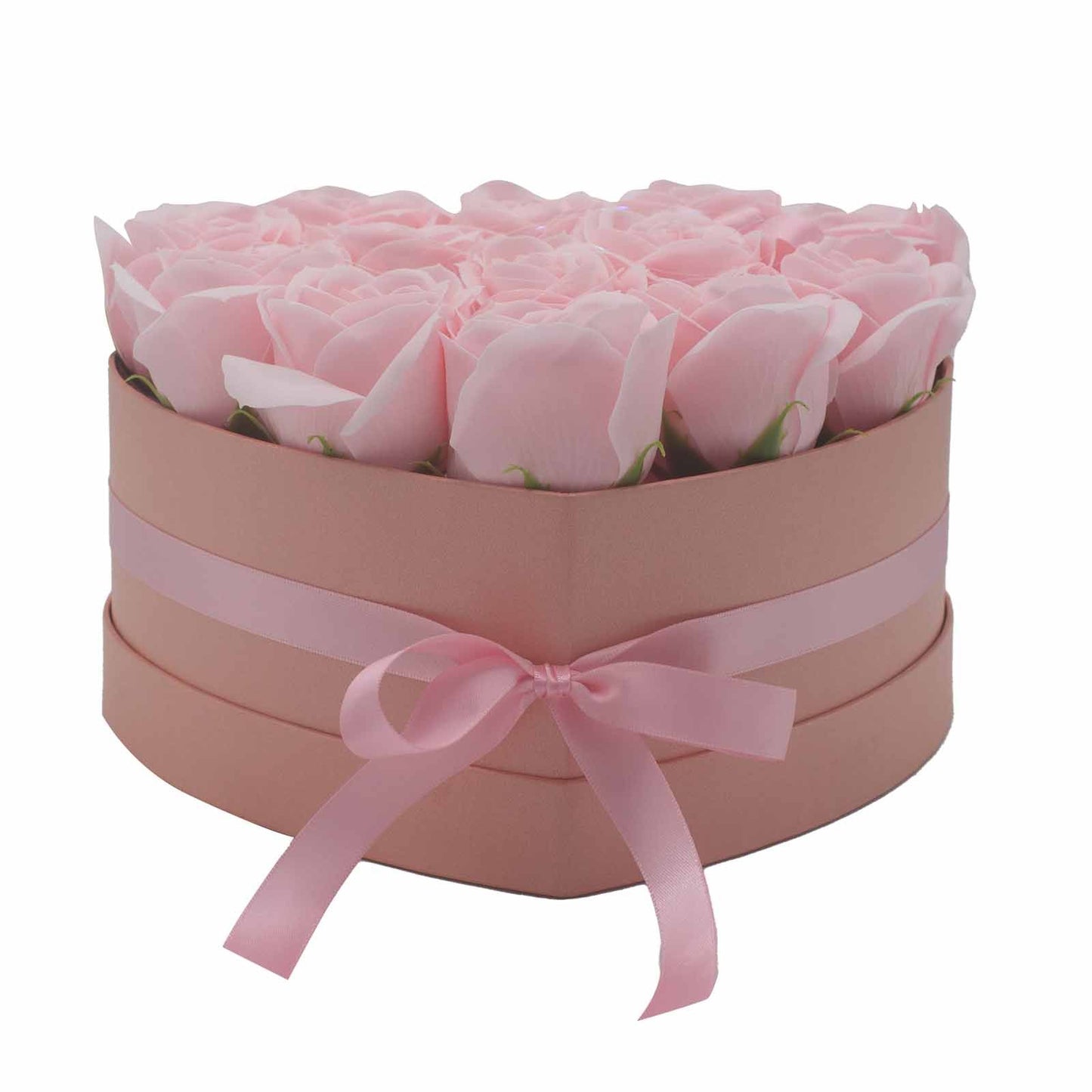 Caja de Regalo - Rosas de Jabón · 13 ud Rosa Corazón