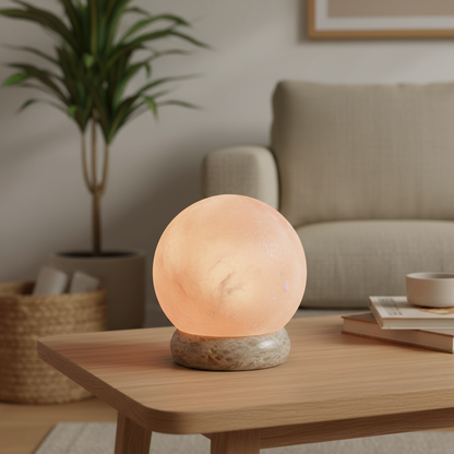 Quality USB ball salt lamp - 8 cm (multi)