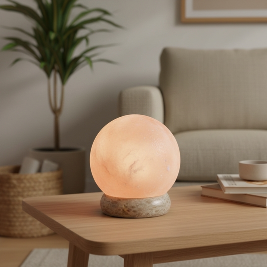 Quality USB ball salt lamp - 8 cm (multi)