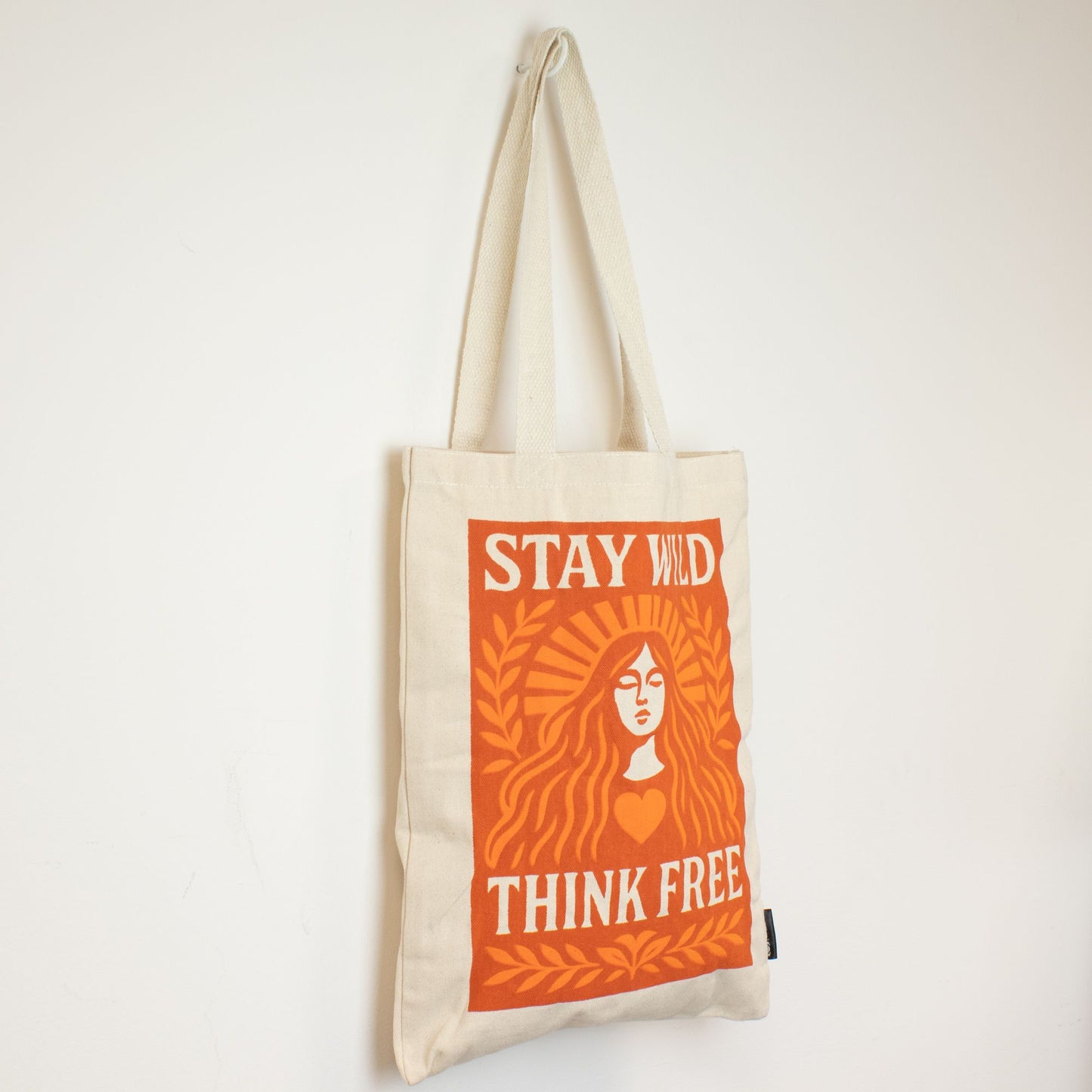 Nomad Sari Iconic Toni Tote Bag - Mantente salvaje - Natural 10oz