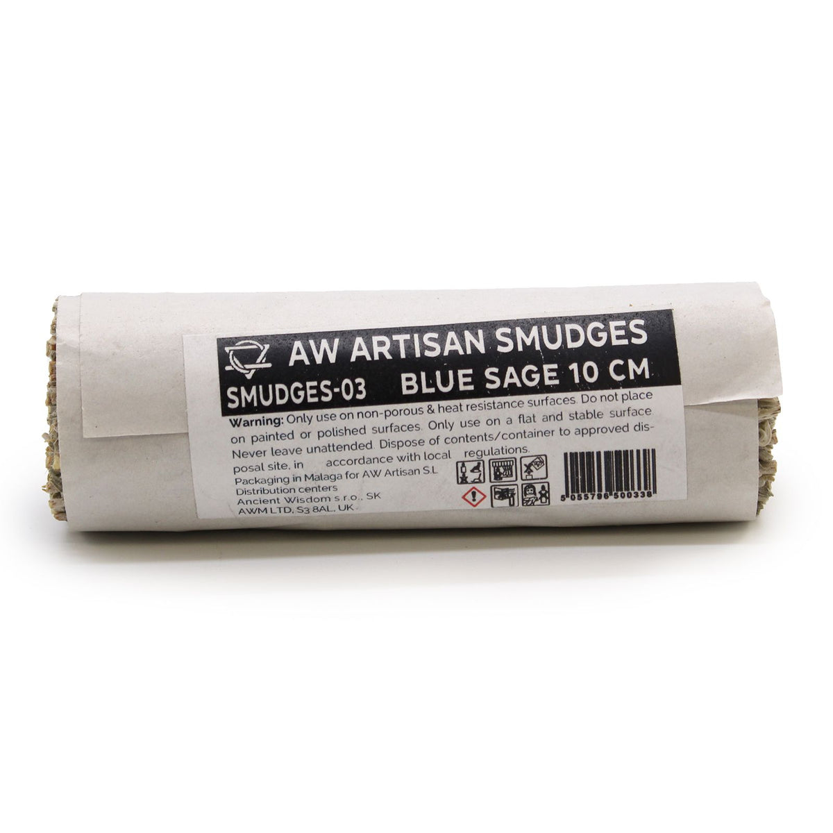 Atado de Hierba - Salvia Azul 10 cm - Atados de Smudge – Envuelto individualmente
