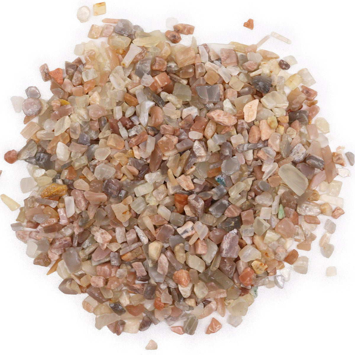 Moonstone Gemstone Chips Bulk - 1KG - Gemas mixtas