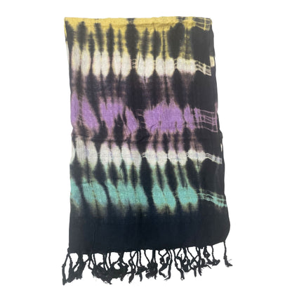 Arte Boho Java Estola/Bufanda - Rayas Múltiples - 62x200cm - Boho Java Art Scarves