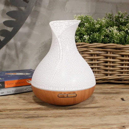 Difusor aceites esenciales ultrasónico Palma decoración boho natural