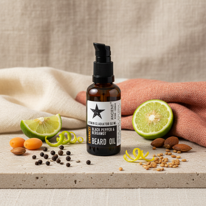 Gladiador Romano - Escena boho con producto real