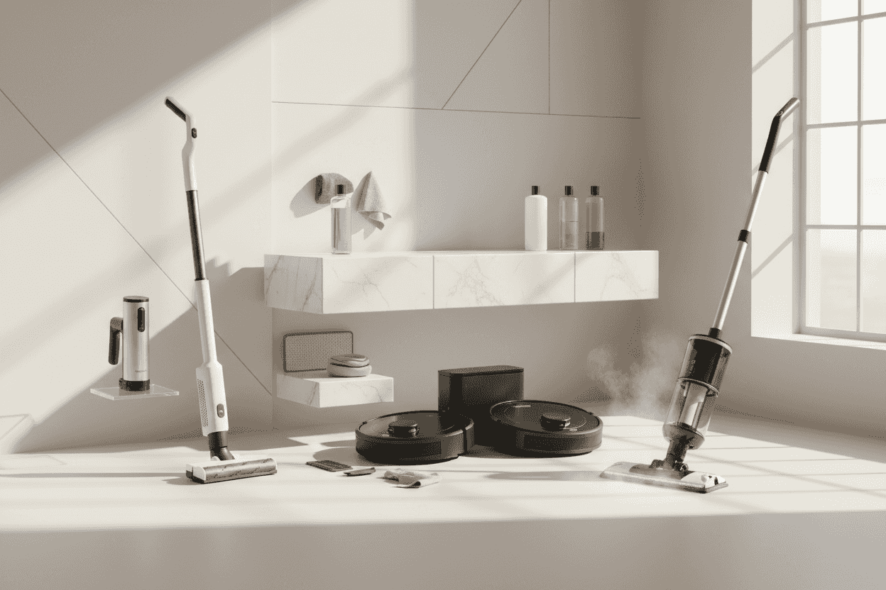 Imagen de colección Aspiración, limpieza y cuidado de suelo y ventanas