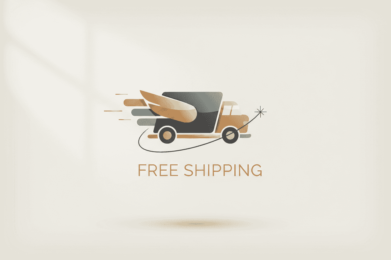 Imagen elegante de envíos gratis