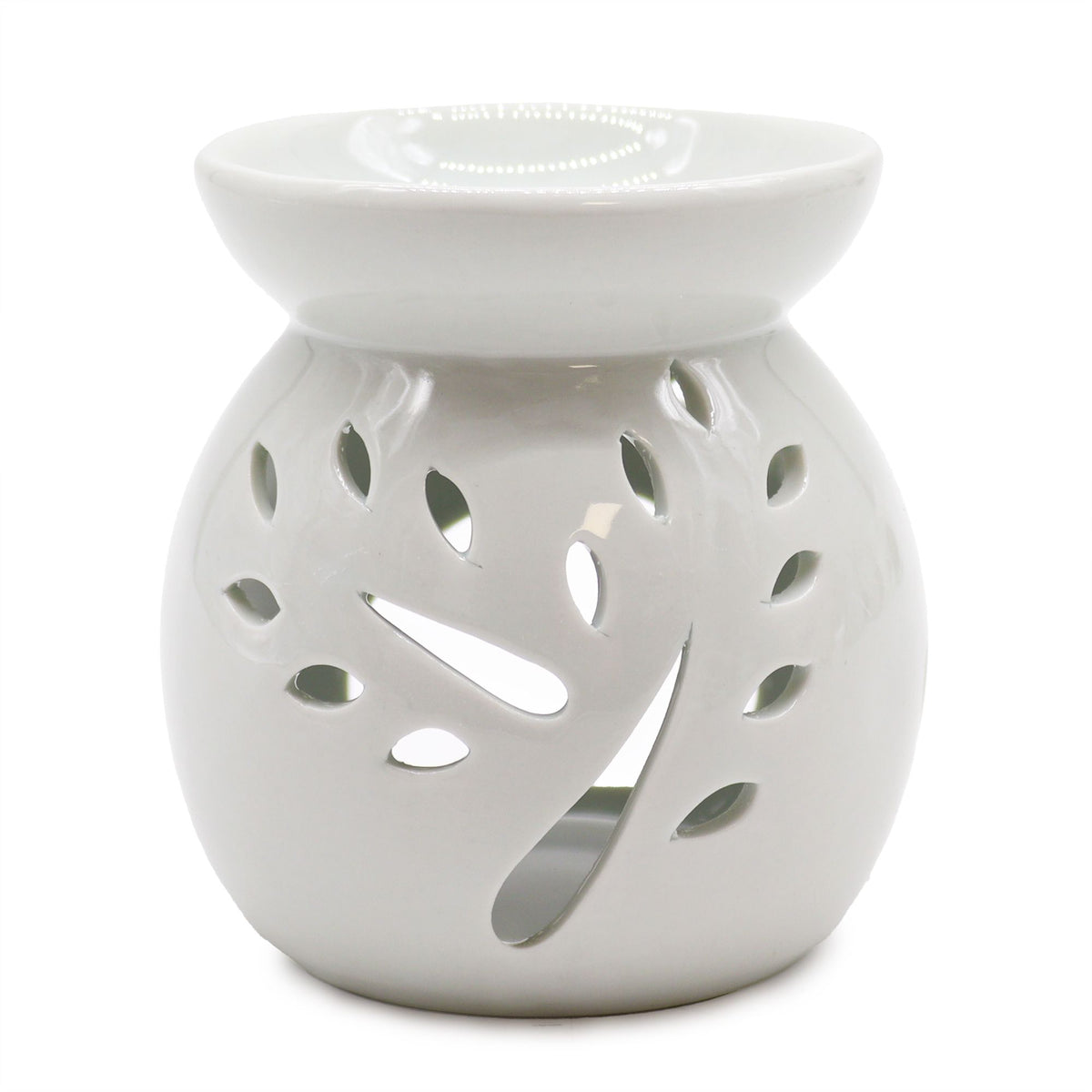 Quemador aceite L - árbol - Quemador Aceite Clásico Blanco, aromaterapia