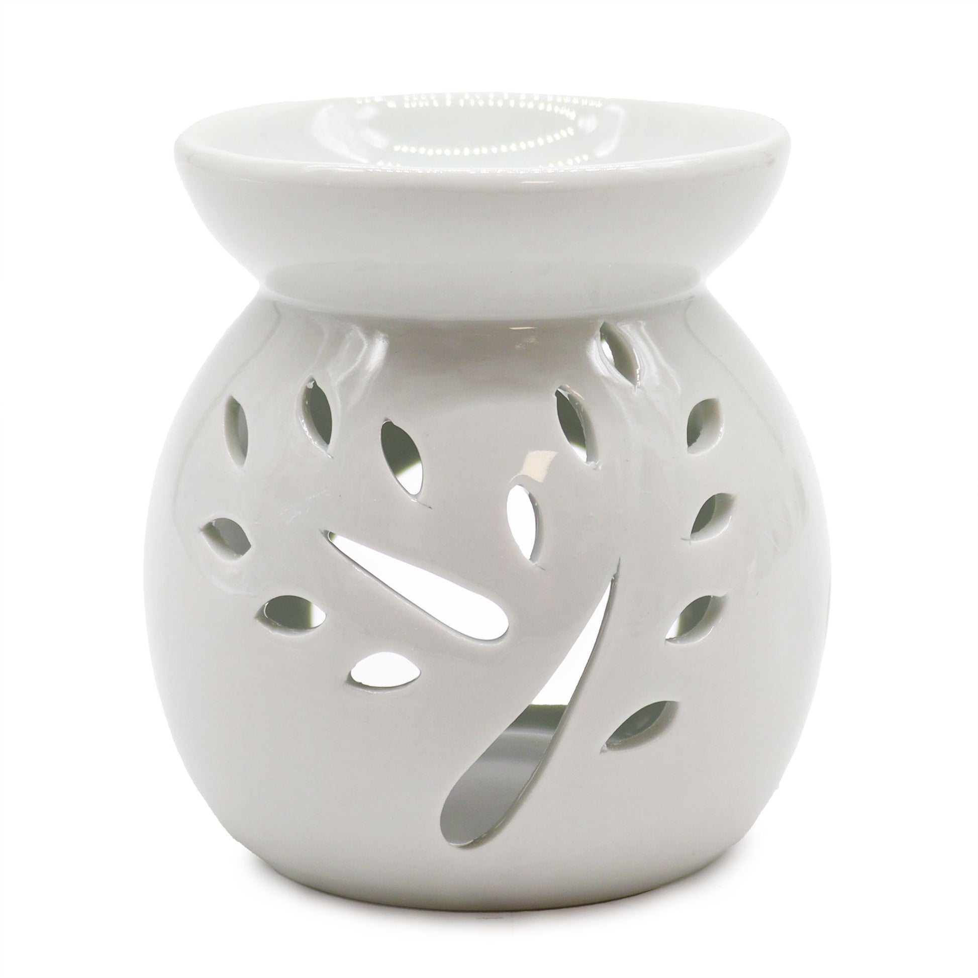Quemador aceite L - árbol - Quemador Aceite Clásico Blanco, aromaterapia